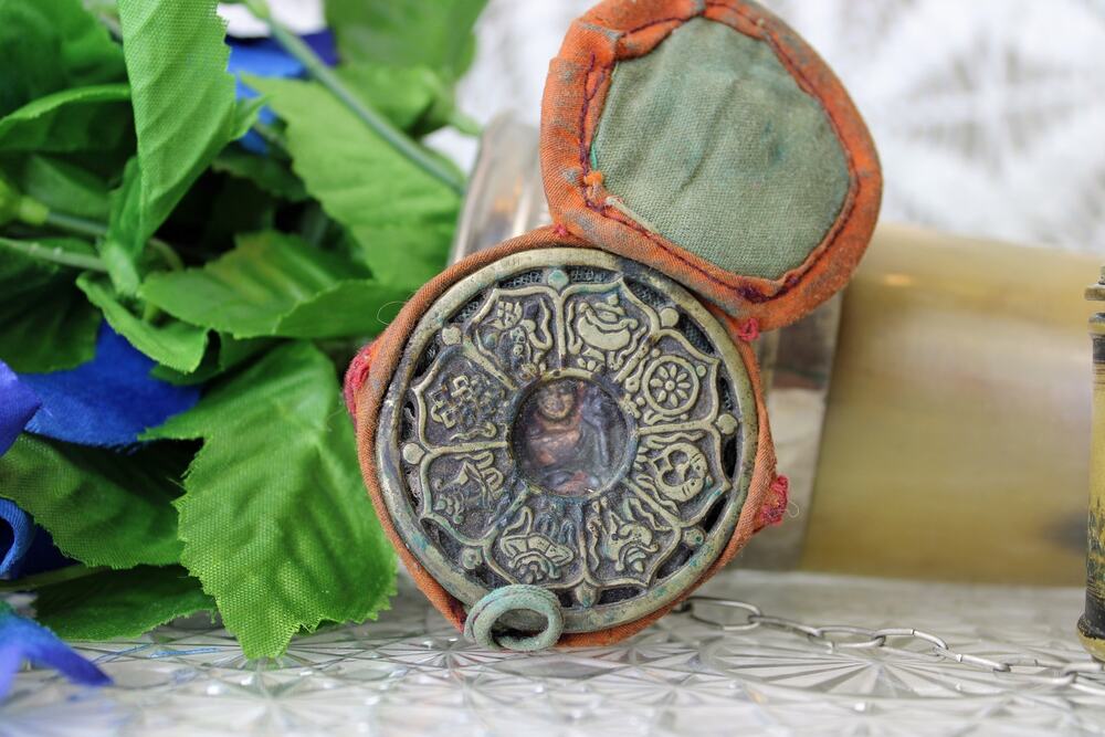 Tibetan Gau Traveling Buddist Prayer Box